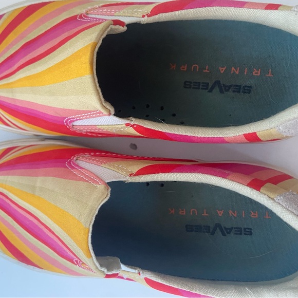 Trina Turk SeeVees Baja Slip On Colorful Geometric Women’s Size 7 Beach Travel - Picture 5 of 7